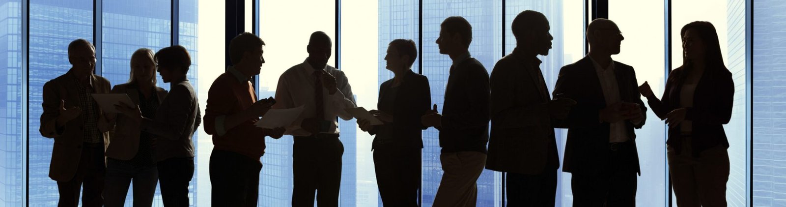 Group of Business Talking in a Meeting